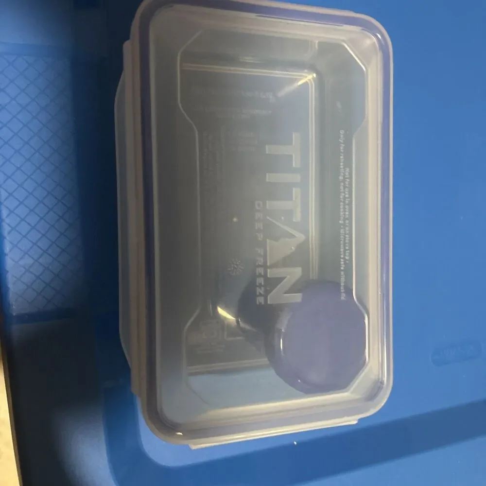 Titan Deep Freeze Lunch Box Storage Container  Freezer Microwave Dishwasher Safe